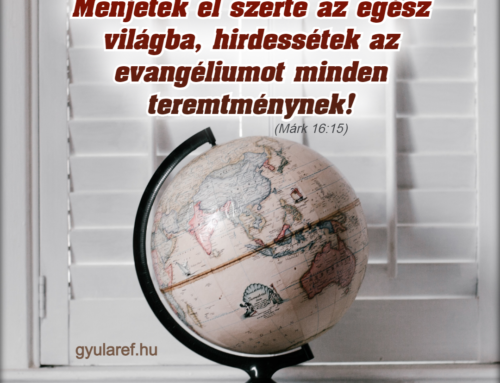 Pünkösdi körlevél a Magyar Református Egyház minden gyülekezete és intézménye számára