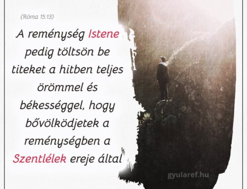 Isten műhelyében – Erőt adó öröm