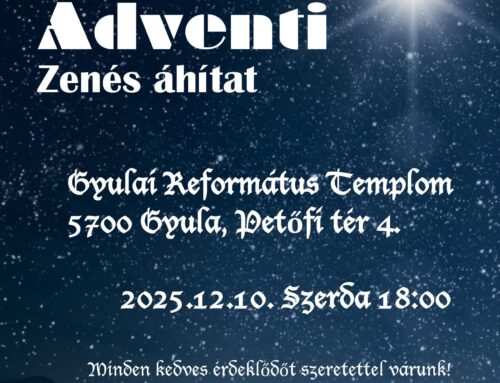 Adventi zenés áhítat
