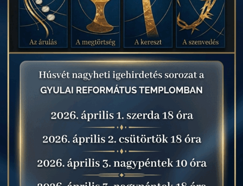 A megváltás ára – Húsvét nagyheti igehirdetés sorozat